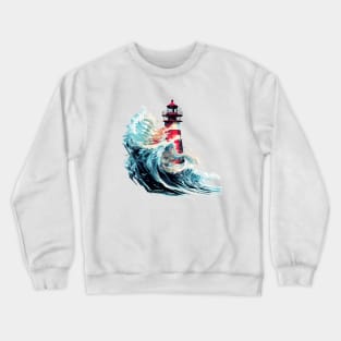 Lighthouse Sea World Ocean Beauty Discovery Crewneck Sweatshirt